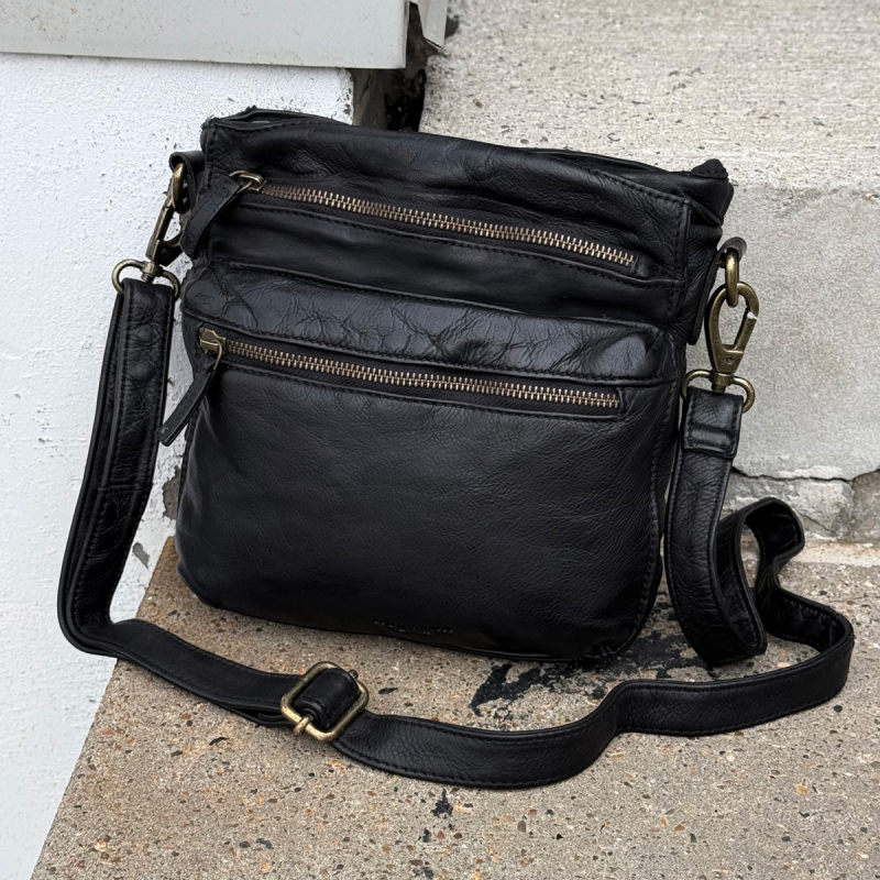 Alpha crossbody taske - sort - Montana - 272110