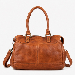 Joliet crossbodyväska - cognacläder - Montana - Freja skinn
