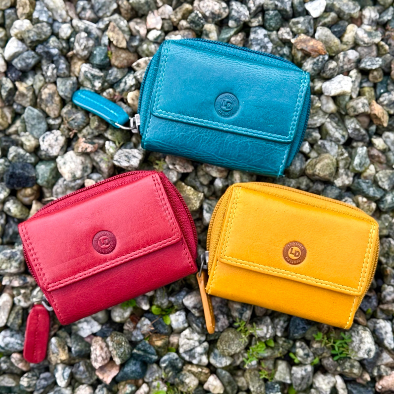 Jenny pengepung i blød kalveskind - Leather design - Freja skind