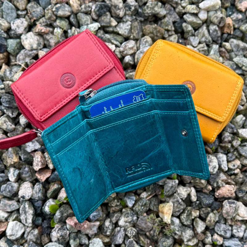 Jenny pengepung i blød kalveskind - Leather design - Freja skind