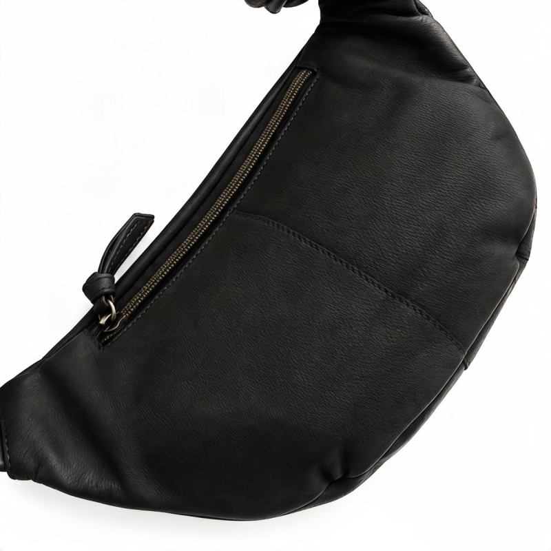 Aya bumbag fra danske Treats - Sort skind - 282003