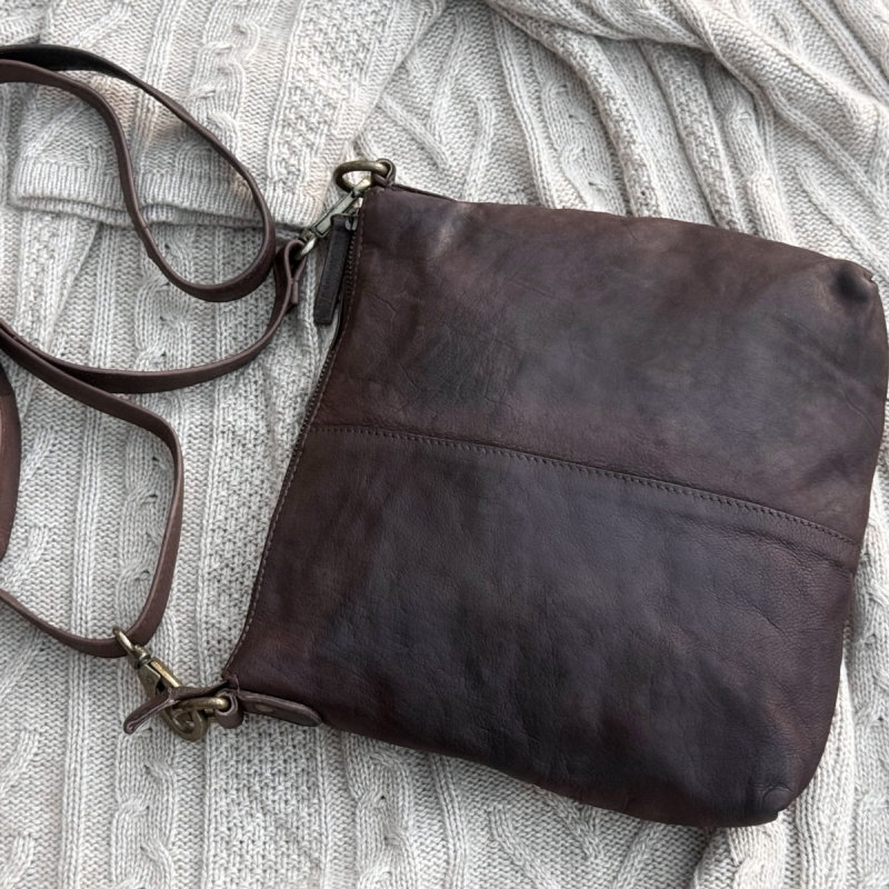 Fontana crossbody väska - Brun - Dam - baksida