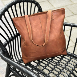 Valencia shopper i buffelläder - Freja skind