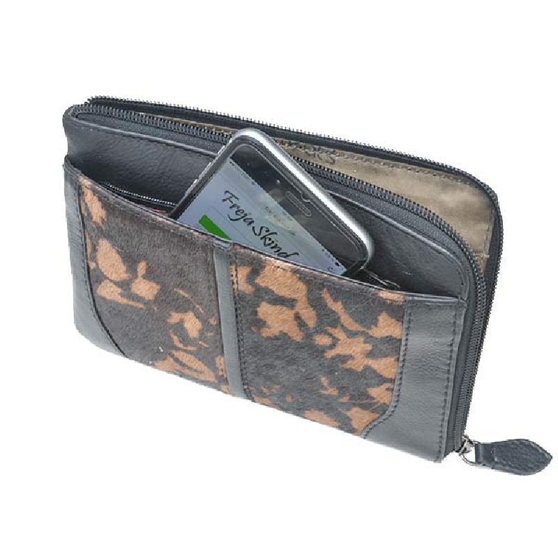 Treats kalveskindstaske med blomsterpræg - 220410