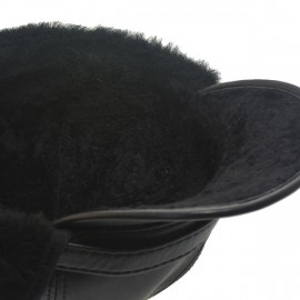 sort herre rulamshue - lammeskind og ægte rulam