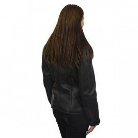 sort dame rulamsjakke