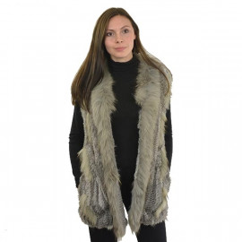 pelsvest mellemlang pelsvest i kanin og vaskebjørn