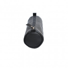 sort penalhus i ægte læder - Prisgaranti