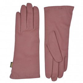 Gammel rosa dame handske med strik for - Randers Handsker