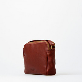 Brun Montana skindtaske af kalveskind - Abild