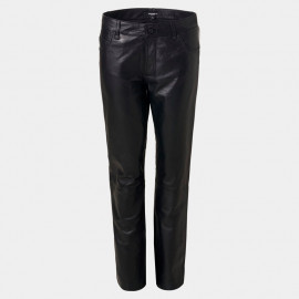 Begge Veluddannet Høring Sorte læderbukser - Herre Jeans model - Rock and blue - Fri fragt