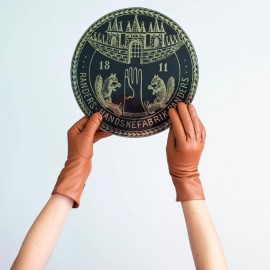 Randers handsker dame skindhandske - Hazelnut - 208700