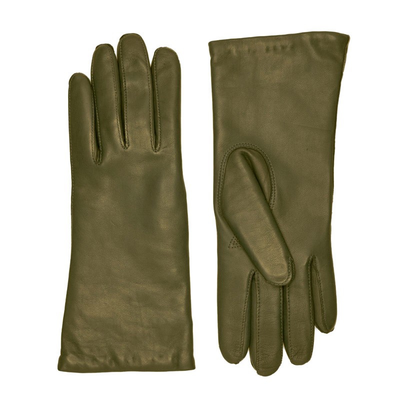 Randers handsker - Grøn dame skindhandske