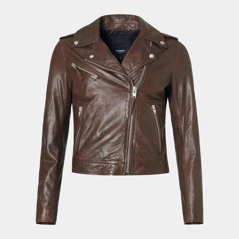 Nicole læderjakke dame - Rock and blue - 21948