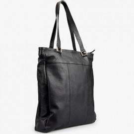 Lilly-Flora-Shopper - Sort kalveskind - Treats - 282114