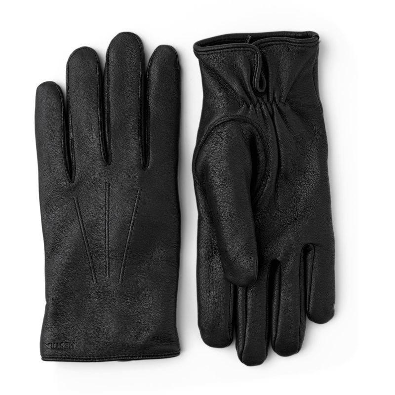 Hestra herre skindhandske - Hjorteskind - 20620