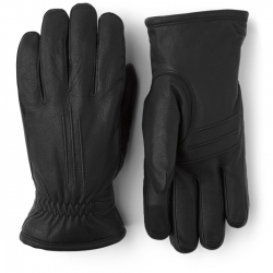 Alvar - herre handske fra Hestra - Touch funktion - sort - 25880