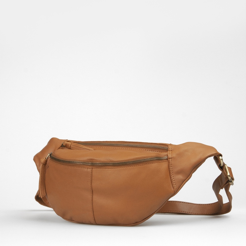 Aya bumbag fra danske Treats - cognac skind - 282003