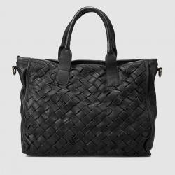 Avery skuldertaske - Stor Montana taske i sort læder - 272113