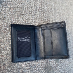 Sort læderpung fra Montana - 160401 - Freja skind