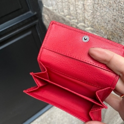 Mini pung til kort og mønter - Treats 180500 - Rød