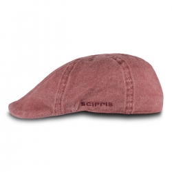 Flat cap model Chilla - Burgunde - 31016 - Freja skind
