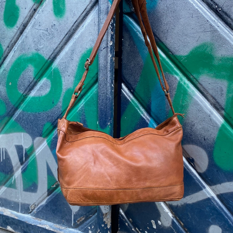 Haisy skuldertaske - Crossbody - Montana 272204 - Freja skind