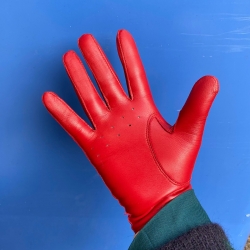 Røde dame kørehandsker - Randers handsker