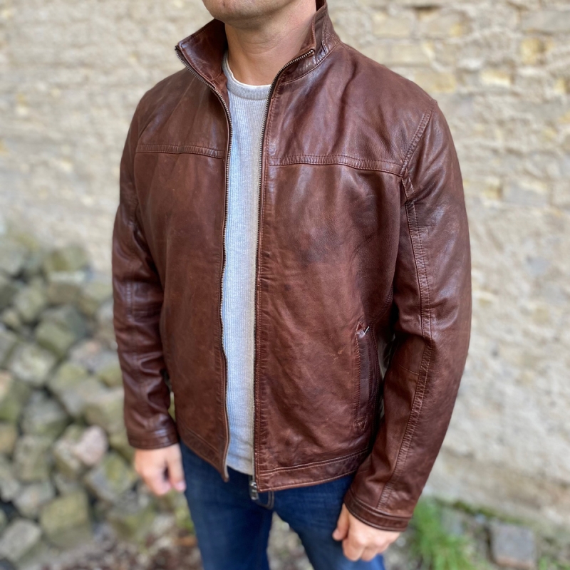 Ronin herre skindjakke - Freja skind