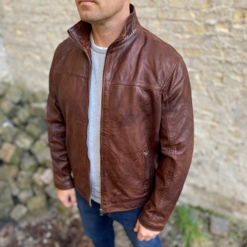 Ronin herre skindjakke - Freja skind