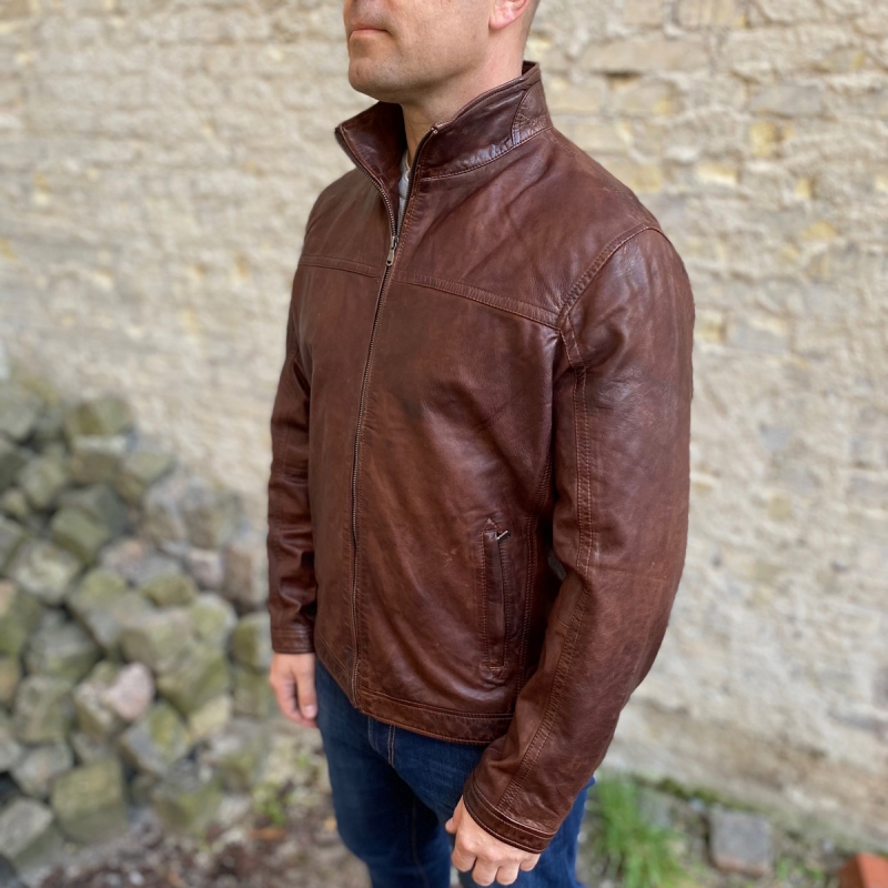 Ronin herre skindjakke - Freja skind