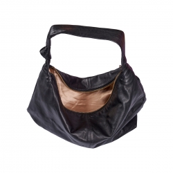 Sort skuldertaske - Blød lammeskind - BTF-CPH - 100109