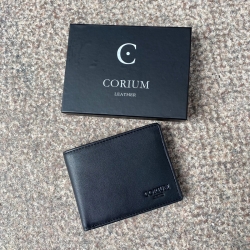sort herre læderpung - Corium 120026
